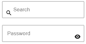 Ícono dentro de <input /> con la propiedad CSS top.